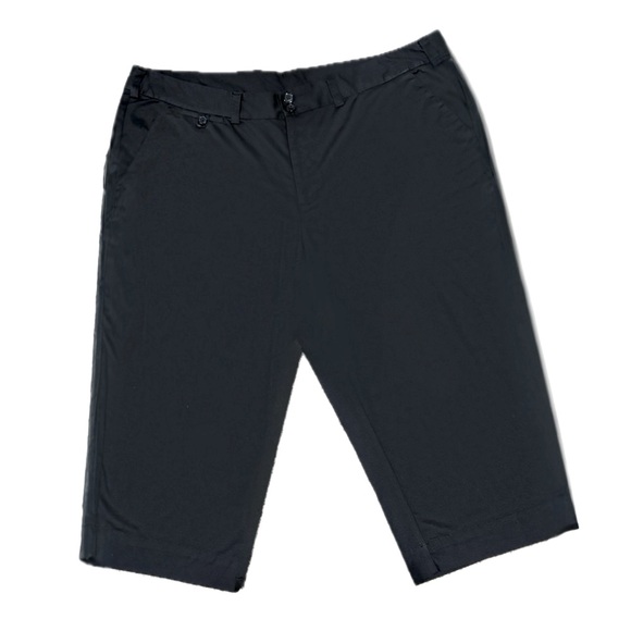 👖👠 JACLYN SMITH Women’s Black Stretch Capri Pants | Size 20W Plus Size Classic - Picture 1 of 5